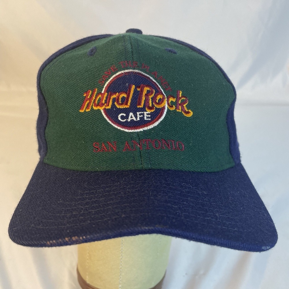 Hard Rock Cafe San Antonio Wool Multi-Color Snapback Adjustable Hat Cap